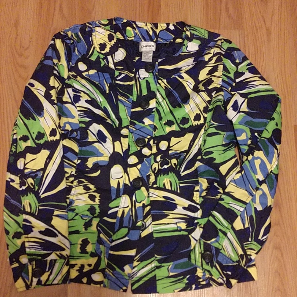 Chico's Button Down Cardigan 0
